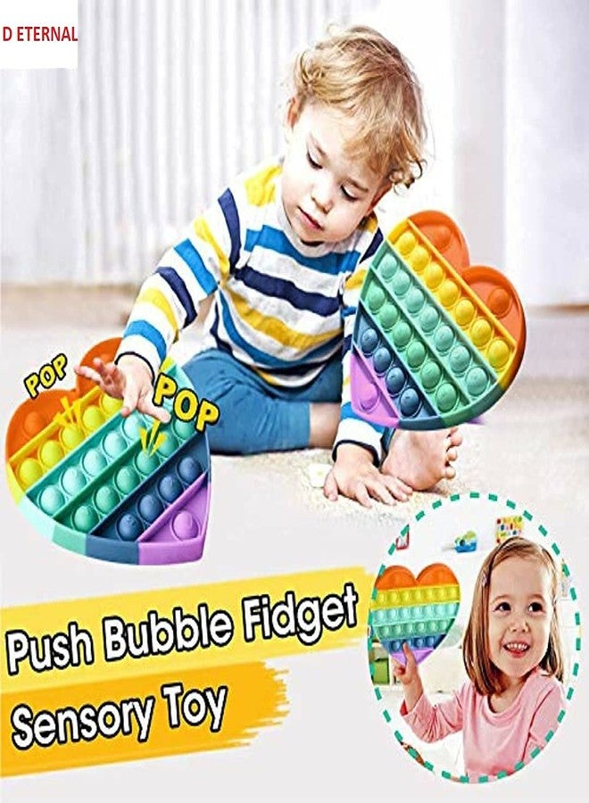 Lefan Silicone Poppet Kit for Kids Pack of 36 Pop It Fidget Push Pop Bubble Fidget Sensory Silicone Stress Relief Sensory Toy for Kids and Adults Return Gifts for Kids pop it Toys for Kids for Return Gift - Image 5